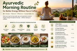 Ayurvedic Morning Routine for Better Energy Without Tea or Coffee