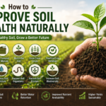 How to improve soil health naturally with compost, mulch, cover crops and crop rotation