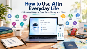 How to use AI in everyday life with practical ways to save time, money and effort